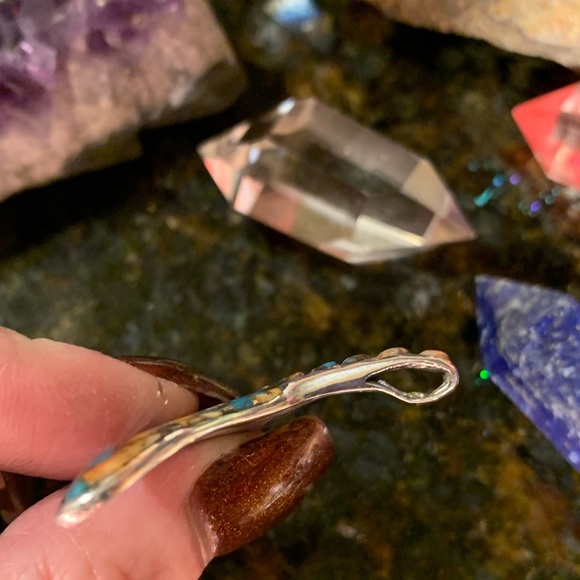 🌷NWT Spiny oyster & copper/turquoise pendant! - Picture 4 of 8